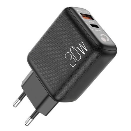 Cargador dual 30W Carga Rápida