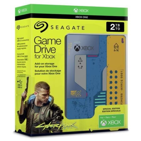 Disco Duro Externo Seagate Cyberpunk 2077 Edicion Especial, 2TB, USB 3.0