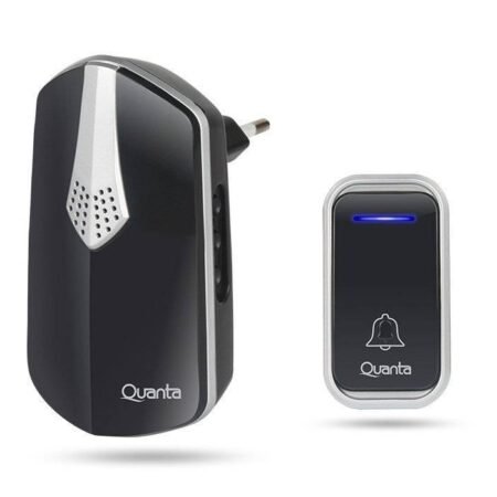 Timbre Inalámbrico Eléctrico Quanta Bivolt QTCWE05 Resistente al Agua