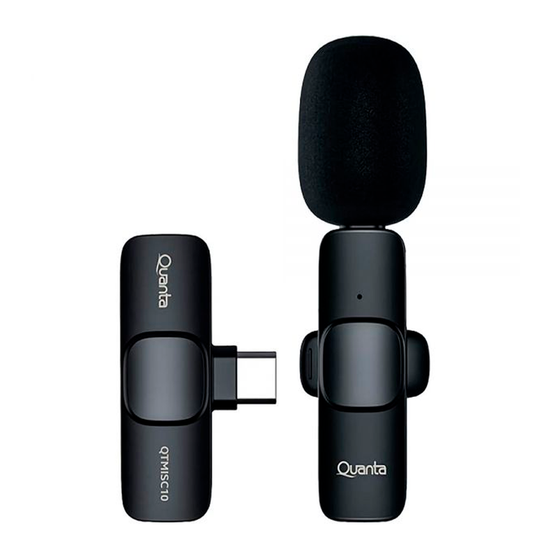 Micrófono Inalámbrico Quanta QTMISC10 USB-C