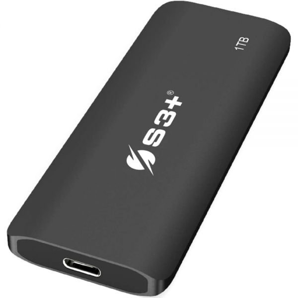 SSD Portátil S3+ Pro Black S3SSDE1T0BKPRO 1 TB - Image 2