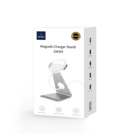 Soporte para Cargador Magsafe WiWU ZM303 - PLATA