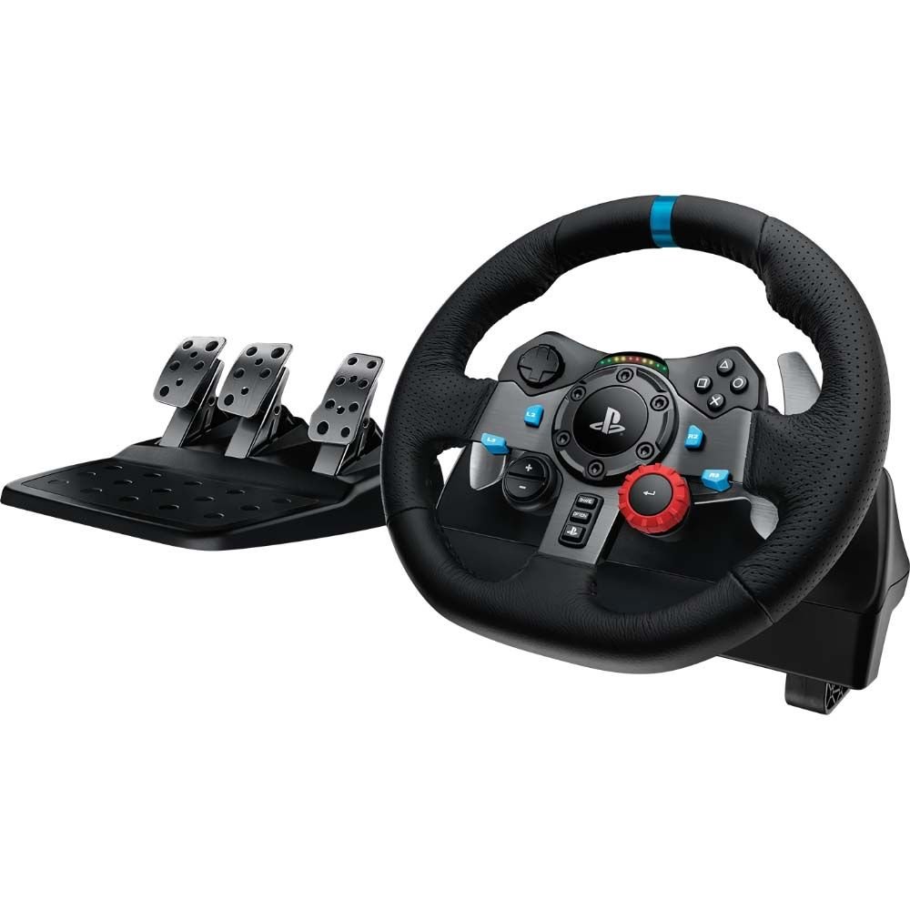 Kit Volante + Acelerador Logitech G29 Driving Force Para PS3/PS4/PS5/PC