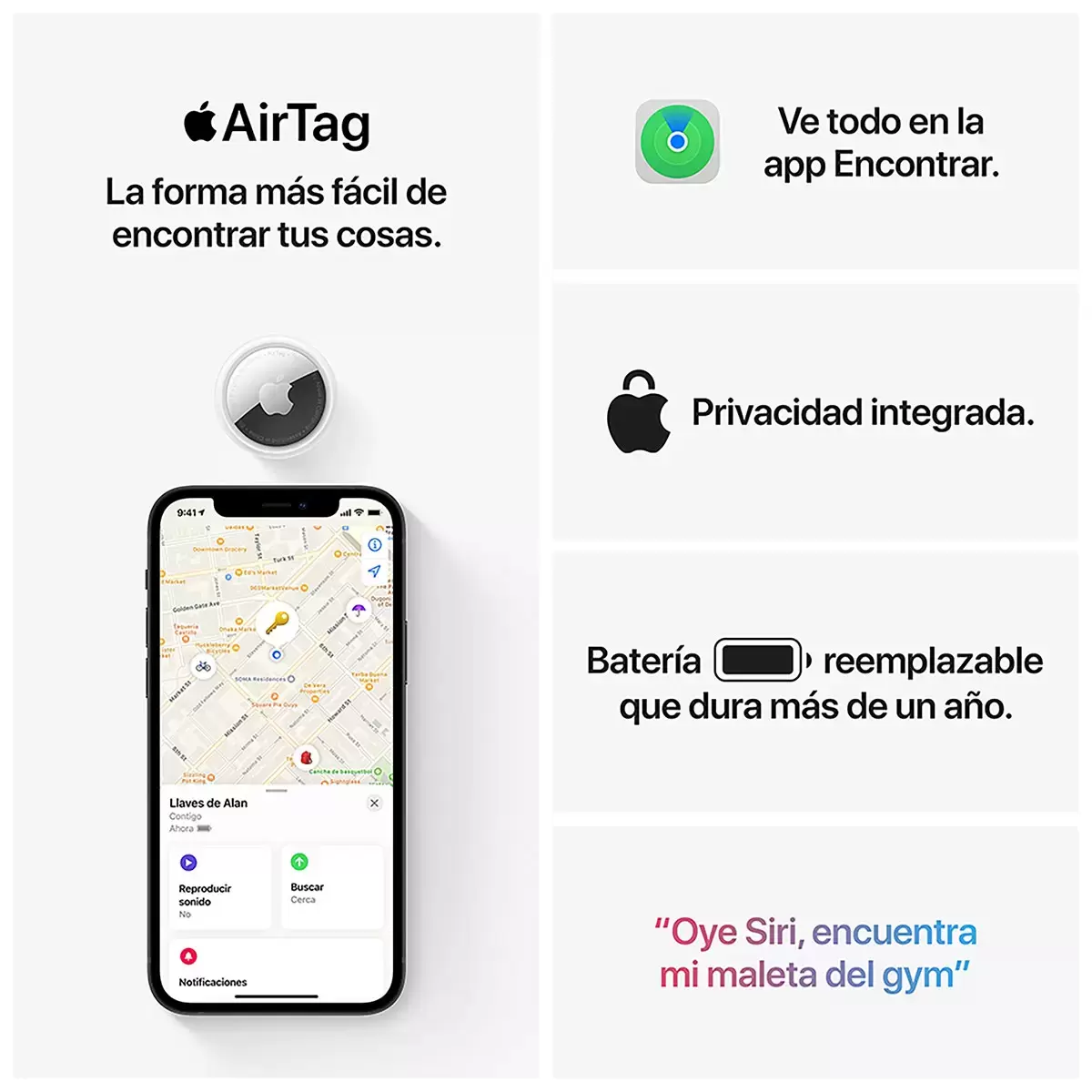 Apple AirTag 1 Unidad - Image 2