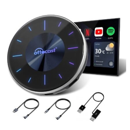 Adaptador para autos OttoAibox P3 CarPlay AI Box Multimedia