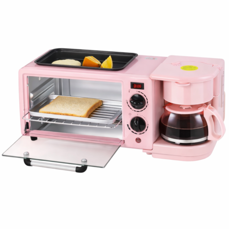 Desayunador 3 en 1 Premium (Horno + Cafetera + Plancha)